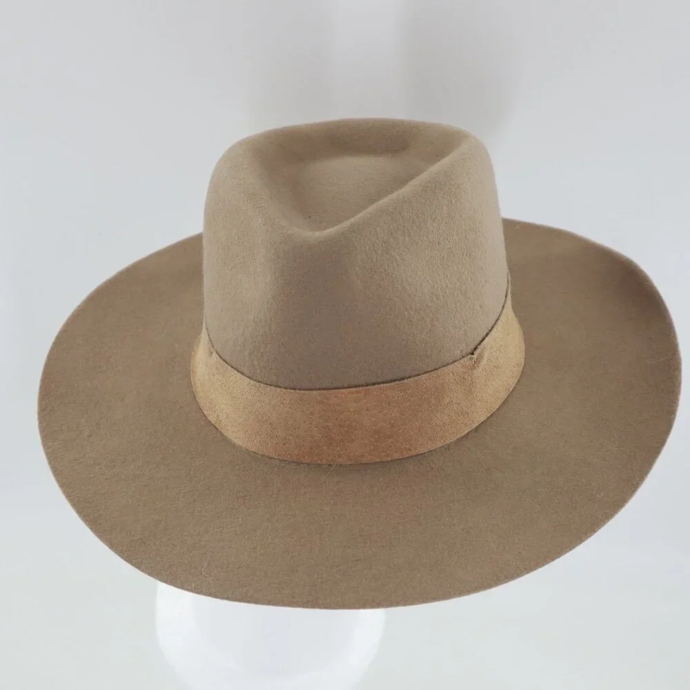 Wyeth Logan Rancher Wool Hat Unisex O/S Classic Fall Distinguished Winter Staple